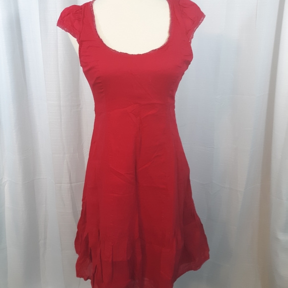 Anthropologie Dresses & Skirts - Anthro maeve cotton fit & flare dress sz  6 *D5